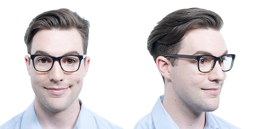 Below the Fringe BF1041F642 Eyeglasses - Try On View
